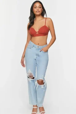 Cutout Triangle Bralette