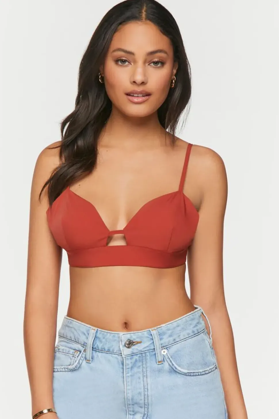 Cutout Triangle Bralette