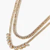 Cz Layered Necklace