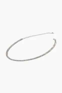 Cz Necklace & Stud Earring Set
