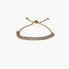 Cz Pull Cord Bracelet