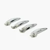 Dangling Butterfly Snap Hair Clip Set