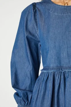 Denim Babydoll Dress