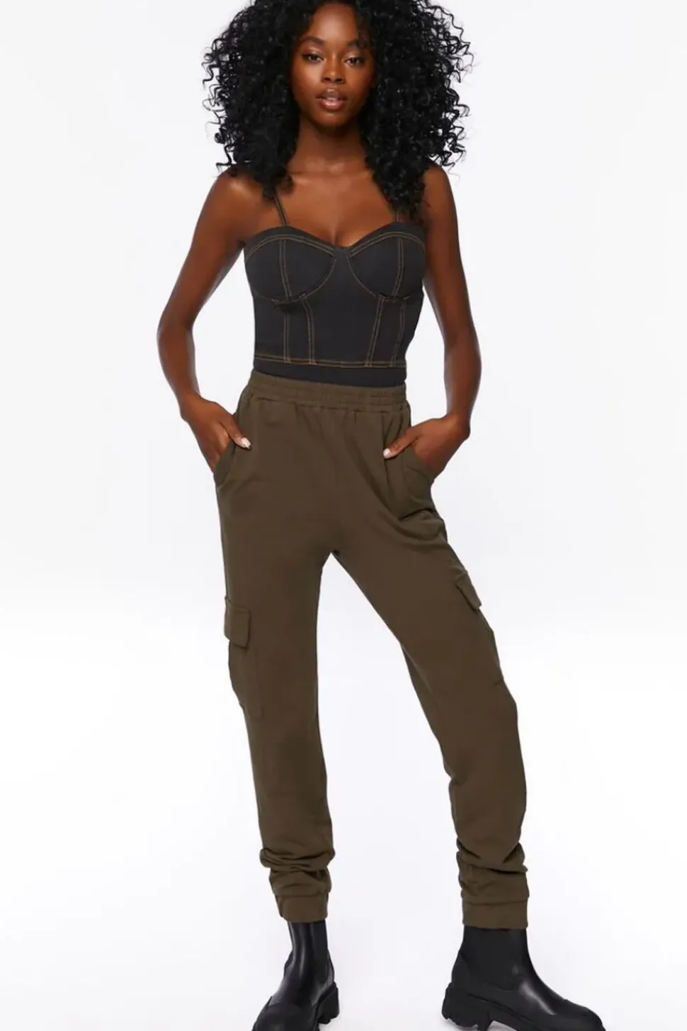 Denim Bustier Bodysuit