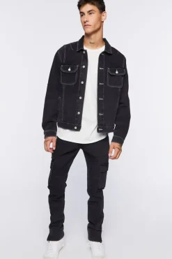 Denim Button-Up Jacket