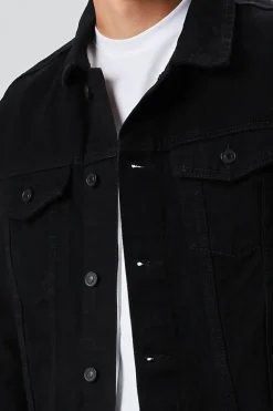 Denim Button-Up Jacket