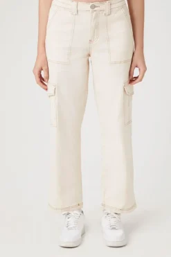 Denim Cargo Pants