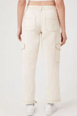 Denim Cargo Pants