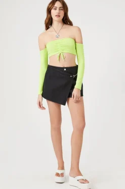Denim Chain Skort