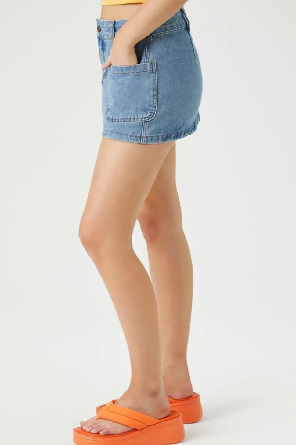 Denim Mini Skirt