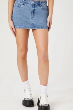 Denim Mini Skirt