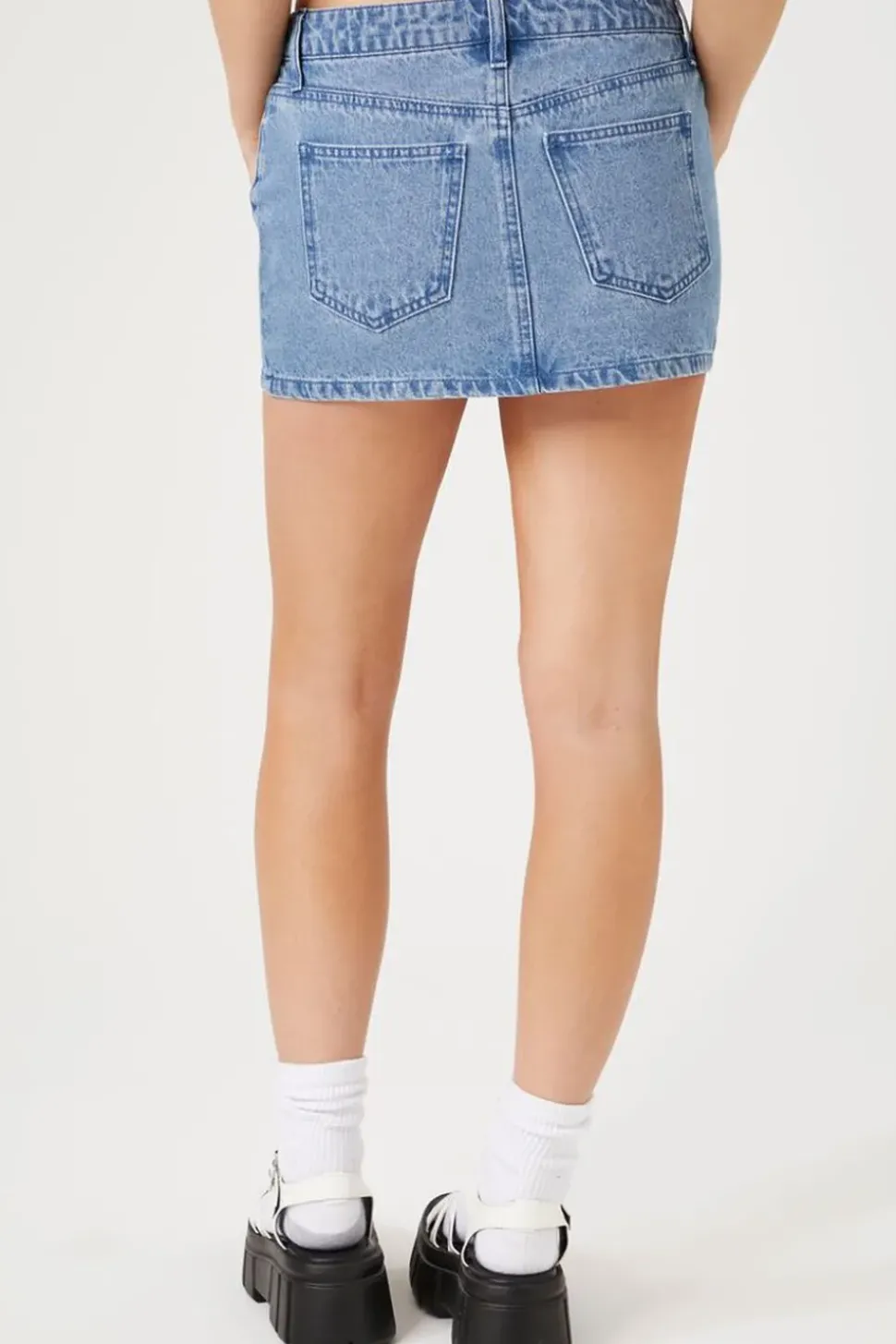 Denim Mini Skirt