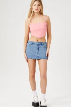 Denim Mini Skirt