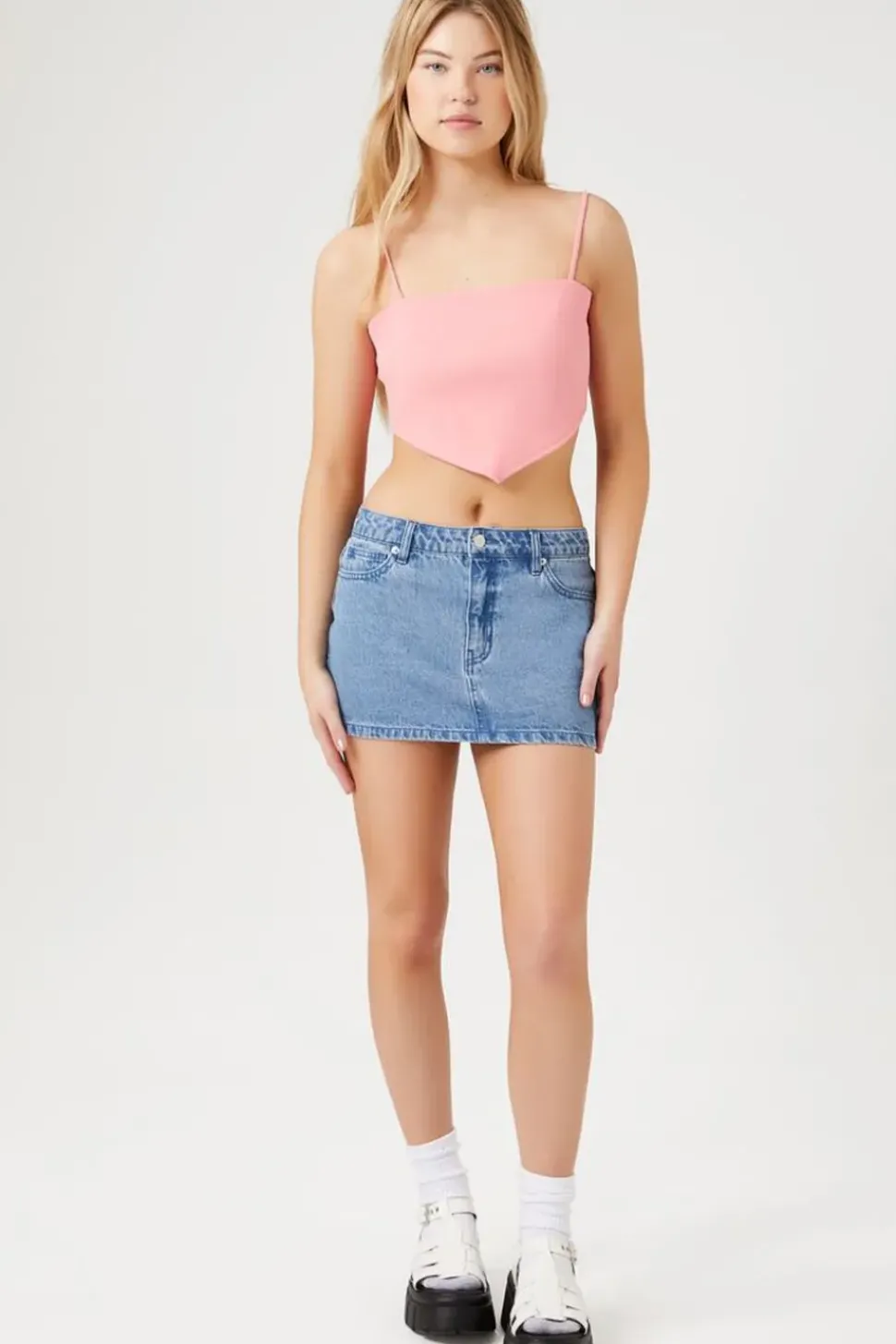 Denim Mini Skirt