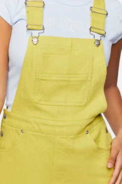 Denim Overall Shorts