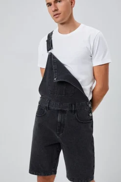 Denim Overall Shorts