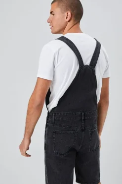 Denim Overall Shorts