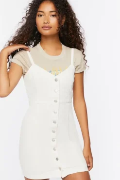 Denim Pinafore Dress