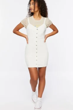 Denim Pinafore Dress