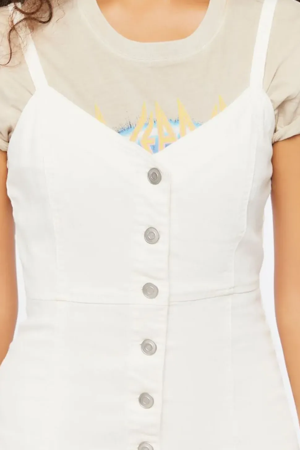 Denim Pinafore Dress