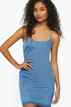 Denim Shirt & Cami Dress Set