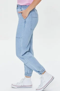 Denim Utility Joggers