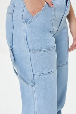 Denim Utility Joggers