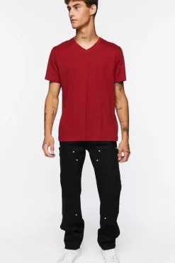Denim Utility Pants
