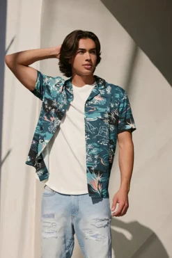 Desert Floral Print Shirt