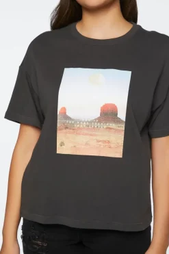 Desert Graphic Drop-Sleeve Tee