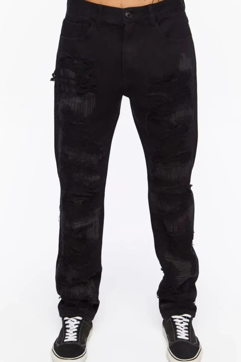 Destroyed Slim-Fit Jeans