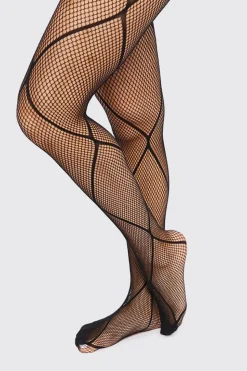 Diamond Fishnet Tights