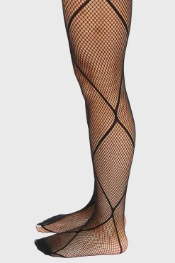Diamond Fishnet Tights