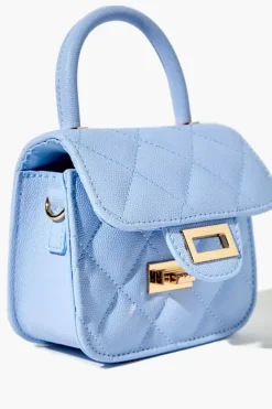 Diamond-Quilted Mini Crossbody Bag
