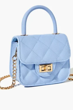 Diamond-Quilted Mini Crossbody Bag