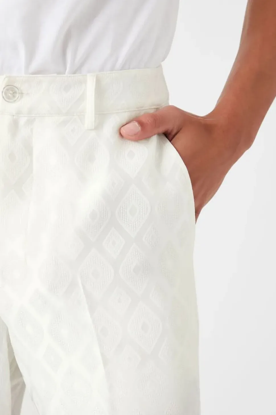 Diamond Slim-Fit Pants