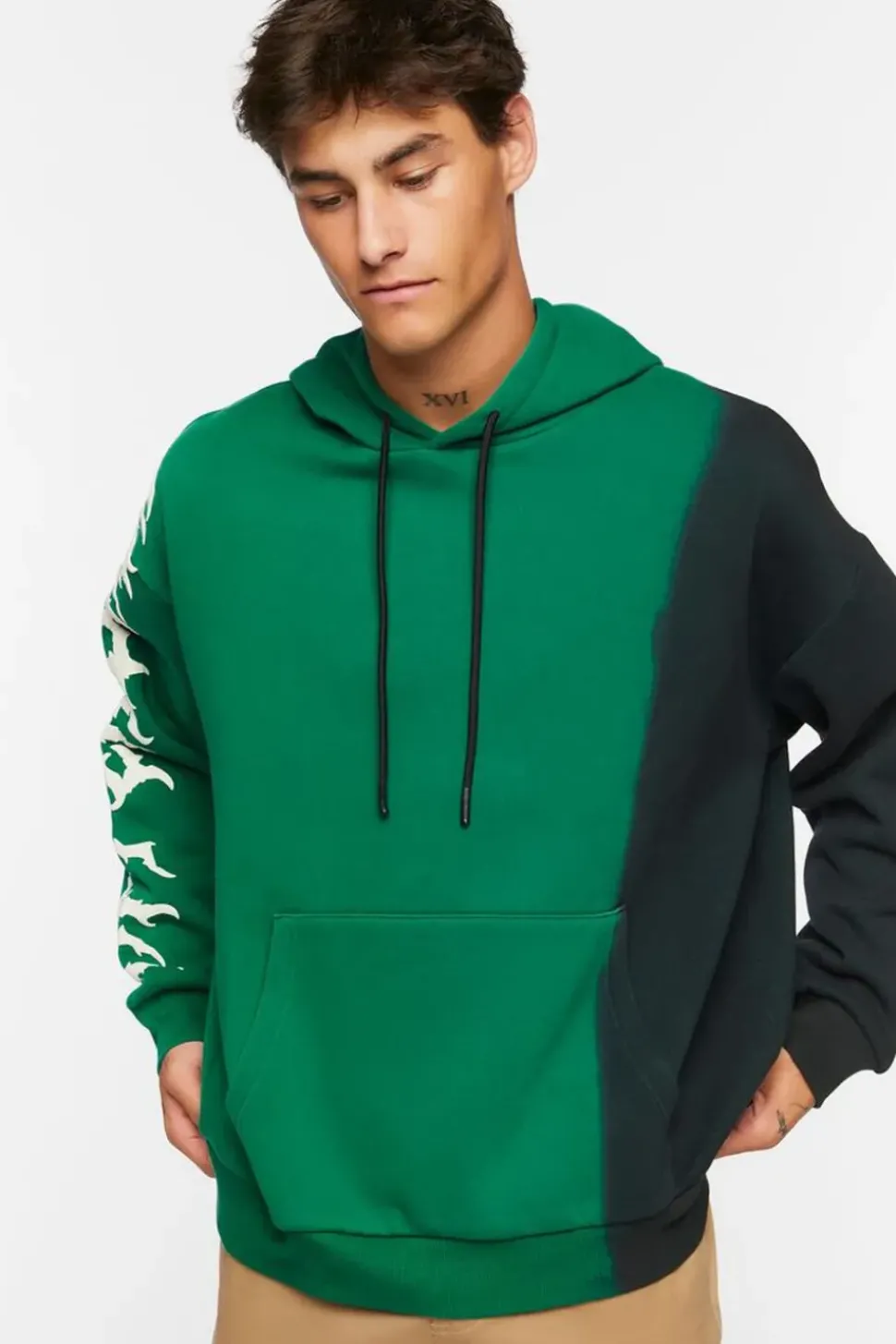 Dip-Dye After Dark Graphic Hoodie
