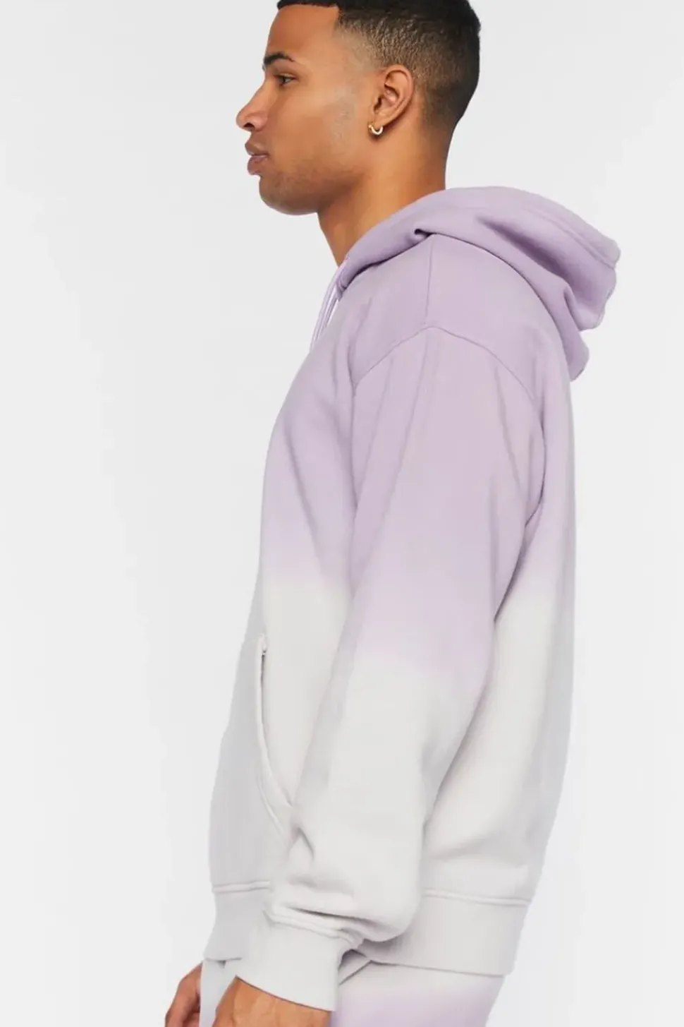Dip-Dye Fleece Hoodie