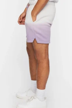 Dip-Dye Fleece Shorts