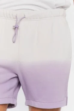 Dip-Dye Fleece Shorts