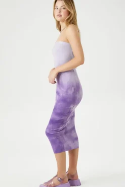 Dip-Dye Wash Tube Dress