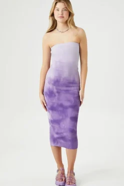 Dip-Dye Wash Tube Dress
