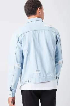 Distressed Denim Jacket