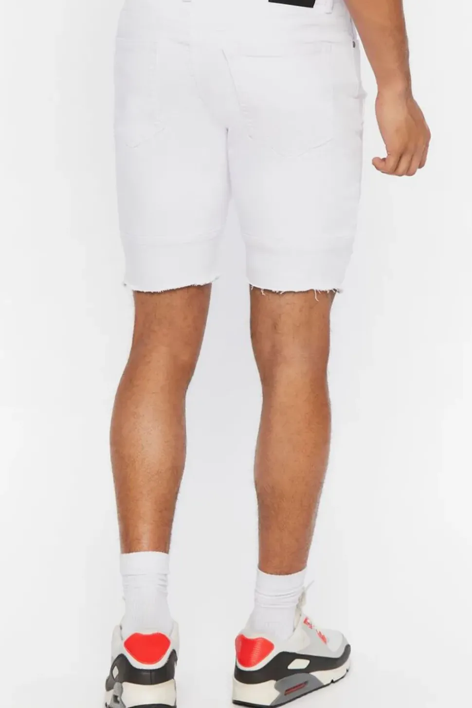 Distressed Denim Shorts