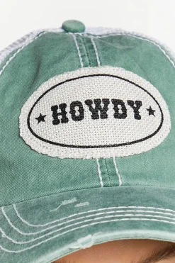 Distressed Howdy Trucker Hat