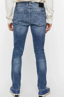 Distressed Slim-Fit Jeans