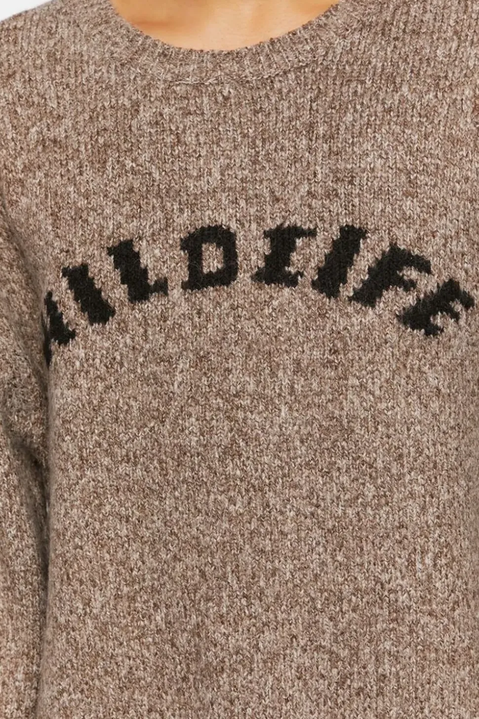 Distressed Wildlife Graphic Sweater