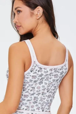 Ditsy Floral Pajama Tank Top