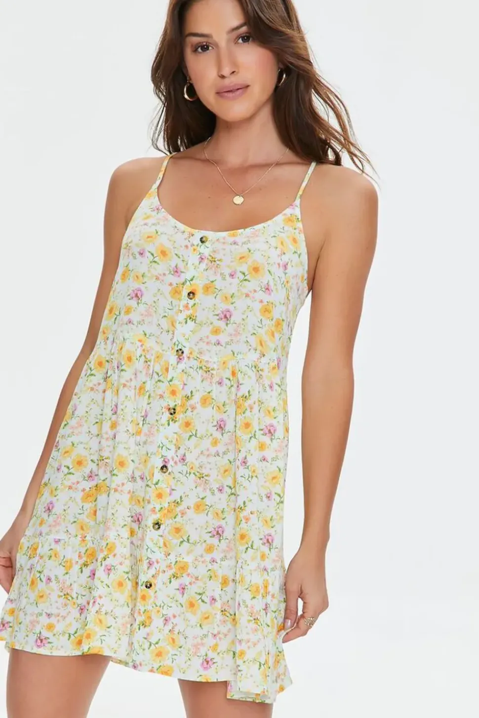 Ditsy Floral Print Cami Dress