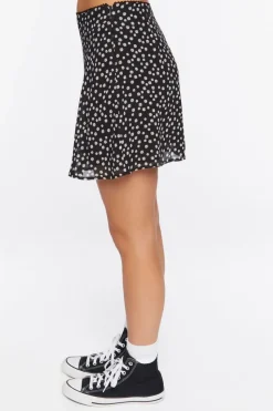 Ditsy Floral Print Mini Skirt